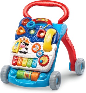 lot 2736 image: VTech Sit-to-Stand Learning Walker (Frustration Free Packaging), Blue