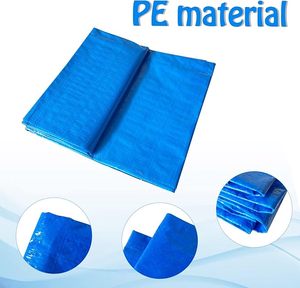 lot 22757 image: 10 x 6.7 Rectangular Pool Ground Cloth  Heavy Duty PE Liner