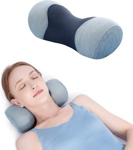 lot 22778 image: Bespilow Small Neck Roll Pillow  Cervical Memory Foam Support