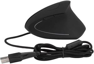 lot 22798 image: Ergonomic Computer Mouse with RGB LED Backlighting  Classic Black