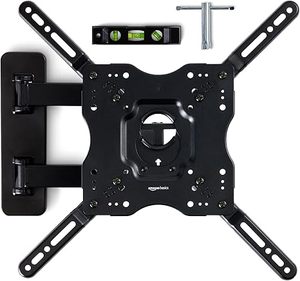 lot 22830 image: Amazon Basics Full Motion Articulating TV Wall Mount  For 26 to 55 TVs