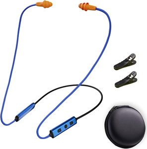 lot 3213 image: Bluetooth Noise-Canceling Neckband Headphones 20-Hour Battery, Waterproof Wireless Work Earbuds for Industrial Safety