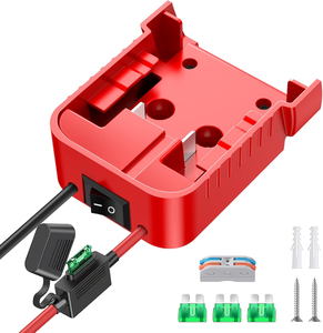 lot 3233 image: (1) Power Wheel Adapter for Milwaukee M18 Battery Adapter 18V Power Wheel Battery Conversion Kit with Switch, Fuse & Wire Terminals, 12AWG Wire, Power Connector for DIY Rc Car Toys and Robotics