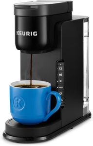 lot 100 image: Keurig K-Express Single Serve K-Cup Pod Coffee Maker, 3 Brew Sizes, Strong Button Feature, 42oz Removable Reservoir, Black