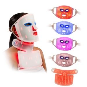 lot 4061 image: LifePro Red Light Therapy Mask Revitaglow Pro Infrared Red Light Therapy For Face and Neck - 234 LED Mask with 5 Modes 4000mAh Battery & Auto-Timer - Daily Skin Wellness and Comfort