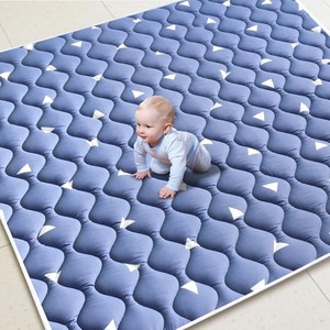 lot 4105 image: Premium Foam Baby Play Mat for Floor 79 X 71, Extra Large Soft Thicker Playmats for Babies, Toddlers, Infants, Foldable & Machine Washable Baby Crawling Mat for Playpen
