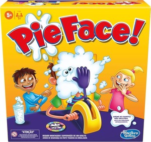 lot 2749 image: Hasbro Gaming Pie Face Game  Whipped Cream Family Board Game for Kids  Ages 5 and Up  for 2 or More Players  Funny Preschool Games  Kids Gifts