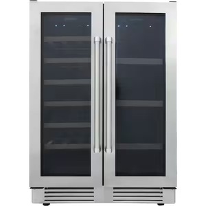 lot 2758 image:  Retail $1,699.99 24 in. 21-Bottles and 95-Cans Indoor Independent Dual Zone Wine Beverage Center