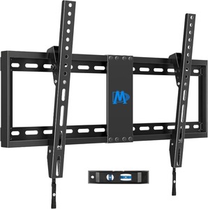 lot 2770 image: Mounting Dream TV Wall Mount for Most 37-75 Inch TVs, Universal Tilt TV Mount Fit 16, 18, 24 Stud with Loading Capacity 132lbs, Max Vesa 600 x 400mm, Low Profile Flat Wall Mount TV Bracket