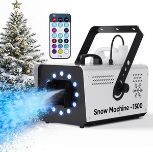 lot 2774 image: UPGREY 1500W Snow Machine for Outdoors and Indoors, Fake Snow Maker for Party with LED and Remote Controller