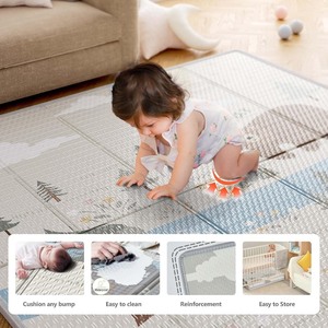 Baby Playpen with Mat, Small Play Pen(47x47inch), for Babies and Toddlers, Pen Apartment, Yard Baby, Fence Area Playyard Activity Center (Dark Gray)