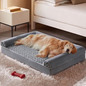 lot 4110 image: Dog Beds for Large Dogs, Orthopedic Dog Bed for Medium Large Dogs,Big Waterproof Couch Pet Bed with Removable Washable Cover