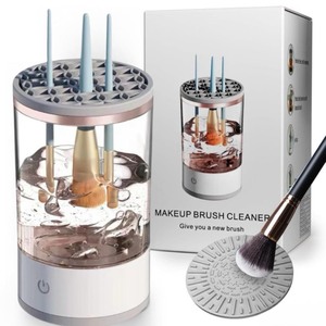 lot 4115 image: Electric Makeup Brush Cleaner,Makeup Brush Cleaner Machine,Make up Brush Cleaner Cleanser Machine,Automatic Makeup Brush Cleaner, Ideal For Traveling And Makeup Lovers For Professionals (white)