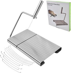 lot 4116 image: Stainless Steel Cheese Slicer, Cheese Slicers for Block Cheese, Cheese Cutters for Block Cheese