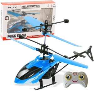 lot 4117 image: Gesture Sensing Indoor Flying Helicopter Toys, Remote-Controlled Helicopter Childrens Toys with LED Lights, Birthday Gifts for Boys and Girls (Blue)