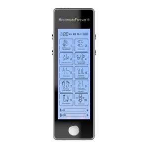 lot 4146 image: HealthmateForever TS10ABV1 Touch Screen TENS Unit & Muscle Stimulator (Silver)