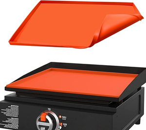 lot 3258 image: Silicone Griddle Mat Cover, Griddle Mat Protective Cover for Blackstone 17 Inch Grill - Heavy Duty Food Grade Silicone Griddle Cover, Protect Your Grill from Dirt & Rust