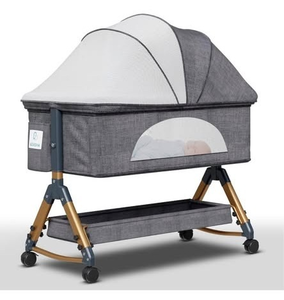 ADASHA "Next To Me" Baby Crib/Bassinet - Bedside Co-Sleeping Design, Portable (New In Box - Some Assembly Required)