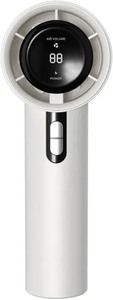lot 2801 image: Portable Turbo Fan, Portable Handheld Fan USB Rechargeable Digital Display Hand Mini Cooling Fans Outdoor Camping Travel Electric fan Air Cooler for Outdoor Indoor(Gray)