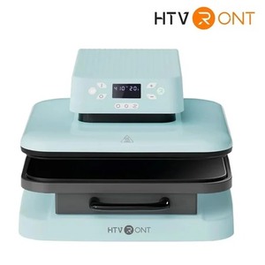 lot 2819 image: HTVRONT Automatic Heat Press Machine, Professional for Heat Transfer Projects, 15x15, Blue