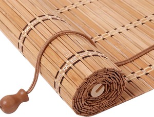 lot 2815 image: Bamboo Blinds for Interior Window, Bamboo Shades for Indoor Windows, Custom Size, Easy Install Roller Shades for Indoor Window and Outdoor Patio