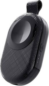 lot 22859 image: Portable 1200mAh Apple Watch Wireless Travel Charger & Power Bank (Black)