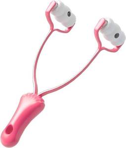 lot 22876 image: V-Shaped Face Roller Massager 4-Magnetic Bead Facial Lifting Tool