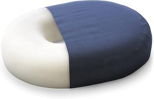 lot 22882 image: Ergonomic Donut Seat Cushion & Tailbone Relief Pillow (Navy)