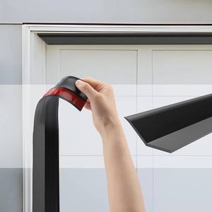 lot 22845 image: Garage Door Seal Top and Sides - 36 Ft Heavy-Duty, Weather-Resistant TPE Material, Easy DIY Installation