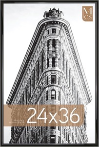 lot 4176 image: Trendsetter 24x36 Poster Frame Black High-Gloss, Vertical & Horizontal Wall Hanging Large Picture Frame for Photos, Posters & Art Prints (1-Pack)