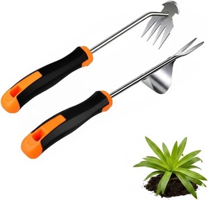 lot 4200 image: Weed Puller Tool, portable garden tool, Four-Tined Weeding Tool, Uprooting Weeding Tools, Crevice Weeder, Backyard Farming Weeding Weeding Equipment for Outdoor Camping Weed Removal Tool (style2)