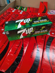 lot 1276 image: 12-pack of 7-UP ZERO (12 oz. cans)