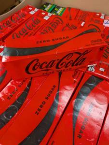 lot 1312 image: 12-pack of COKE ZERO (12 oz. cans)