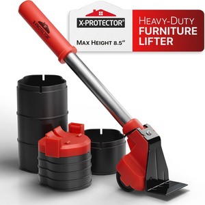 lot 2856 image: X-Protector Furniture Lifter Tool - Premium Furniture Jack Lifter Tool to Lift Furniture Easily - Appliance Lifter with 8.5 Adjustable Height - Ideal Jack to Lift Furniture Easily with Minimal Effort