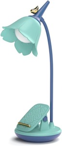 lot 2860 image: LED Desk Lamp Clip on Lamp Cordless Table Light Adjustable Gooseneck Dimmable Touch Rechargeable Battery Eye-Caring Night Light for Kids,Mini Cute Lamp for College Dorm Bedroom Reading