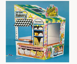 lot 11178 image: Mondo Llama Color & Create Your Own Life Size MARKET STAND KIT DIY Art Funhouse