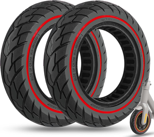 lot 11195 image: 10x2.125 Solid Scooter Tire  Durable Replacement Tire for Electric Scooters