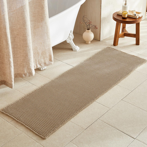 lot 11206 image: Waffle Bath Mat  Absorbent Non-Slip Bathroom Rug, Soft & Quick Dry  24 x 72