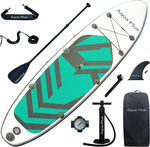 11’ Inflatable Paddle Board Set – SUP w/ Paddle, Pump & Backpack
