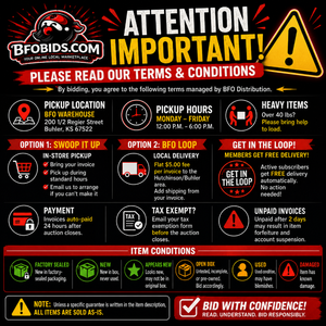 lot 0 image: Please Read - IMPORTANT - Please Read