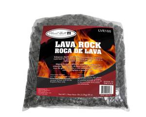 lot 22902 image: Pleasant Hearth Gas Log Set Lava Rock (5 lb. Bag)