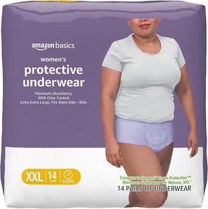 lot 22915 image: Maximum Absorbency Disposable Underwear (Lavender, XX-Large, 14 Count)