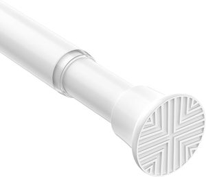 lot 22920 image: Heavy-Duty Spring Tension Curtain Rod  32 to 72 Inches (White)