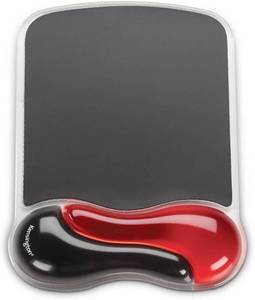 lot 22961 image: Duo Gel Mouse Pad with Wrist Rest  Ergonomic Comfort Cushion (Red)