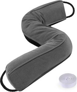 lot 22964 image: 20 Door Draft Stopper  All-Season Gaps Seal with Washable Cover (Gray)