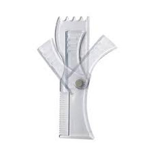 lot 22980 image: Beard Shaping Tool & Shaper Template  Precision Shaving Stencil Guide with Full-Size Comb
