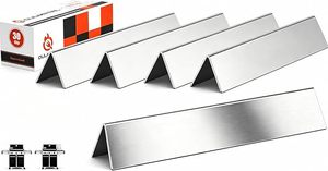 lot 22894 image: 17.5 Inch Flavorizer Bars for Weber Genesis 300, Genesis E-310 E-320 E-330 Grills with Front Controls Knobs (2011-2016), Stainless Steel Grill Heat Plates for Weber 7620 7621