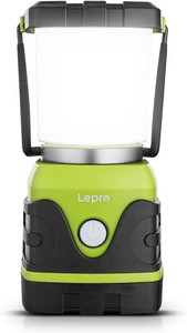 lot 4226 image: LE 1000LM Battery Powered LED Camping Lantern, Waterproof Tent Light with 4 Light Modes, Camping Essentials, Portable Lantern Flashlight for Camping, Emergency Light, Power Outages, Not Rechargeable