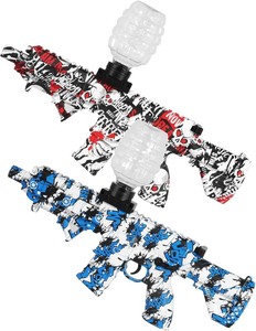 lot 4244 image: MARSIDON Electric Gel Splatter, Full Auto Splatter Blasters, Outdoor Team Game, Ages 14 & Up Blue