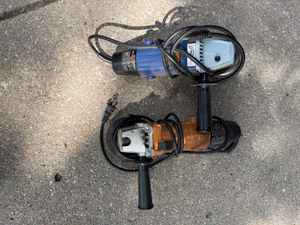 lot 84 image: Two Electric Angle Grinders